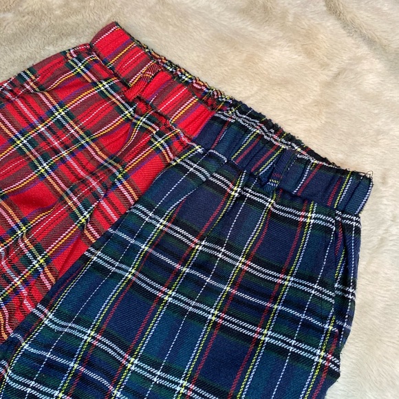 3/$12 Shein Two-Toned Plaid Joggers - Picture 6 of 6